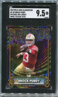 2023 Wild Card Alumination Psyched Swirl Pulsar Brock Purdy 18/25 SGC 9.5 MT+