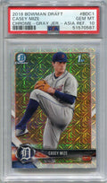 2018 Bowman Chrome Draft Asia Refractor bdc1 Casey Mize Rookie PSA 10 GEM MT