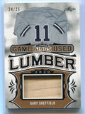 2020 Leaf Lumber Kings Game Used Lumber gul22 Gary Sheffield Bat 24/25