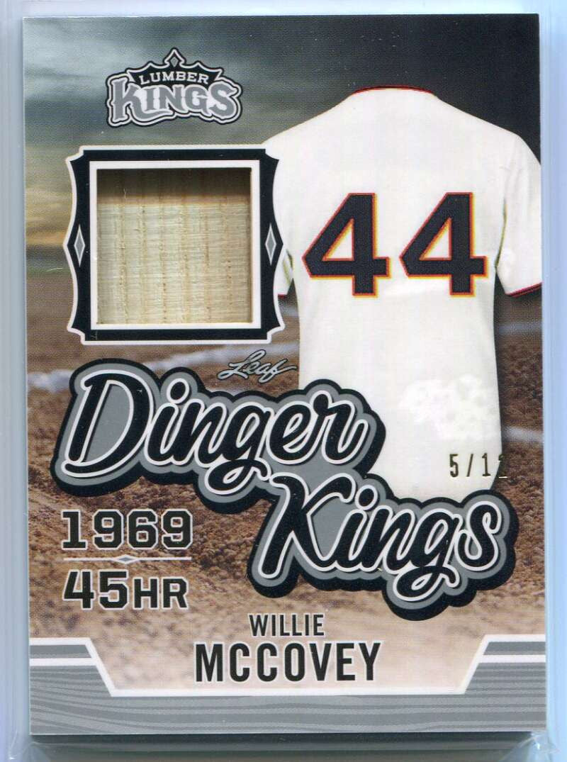 2020 Leaf Lumber Kings Dinger Kings Silver dk23 Willie McCovey Bat 5/12