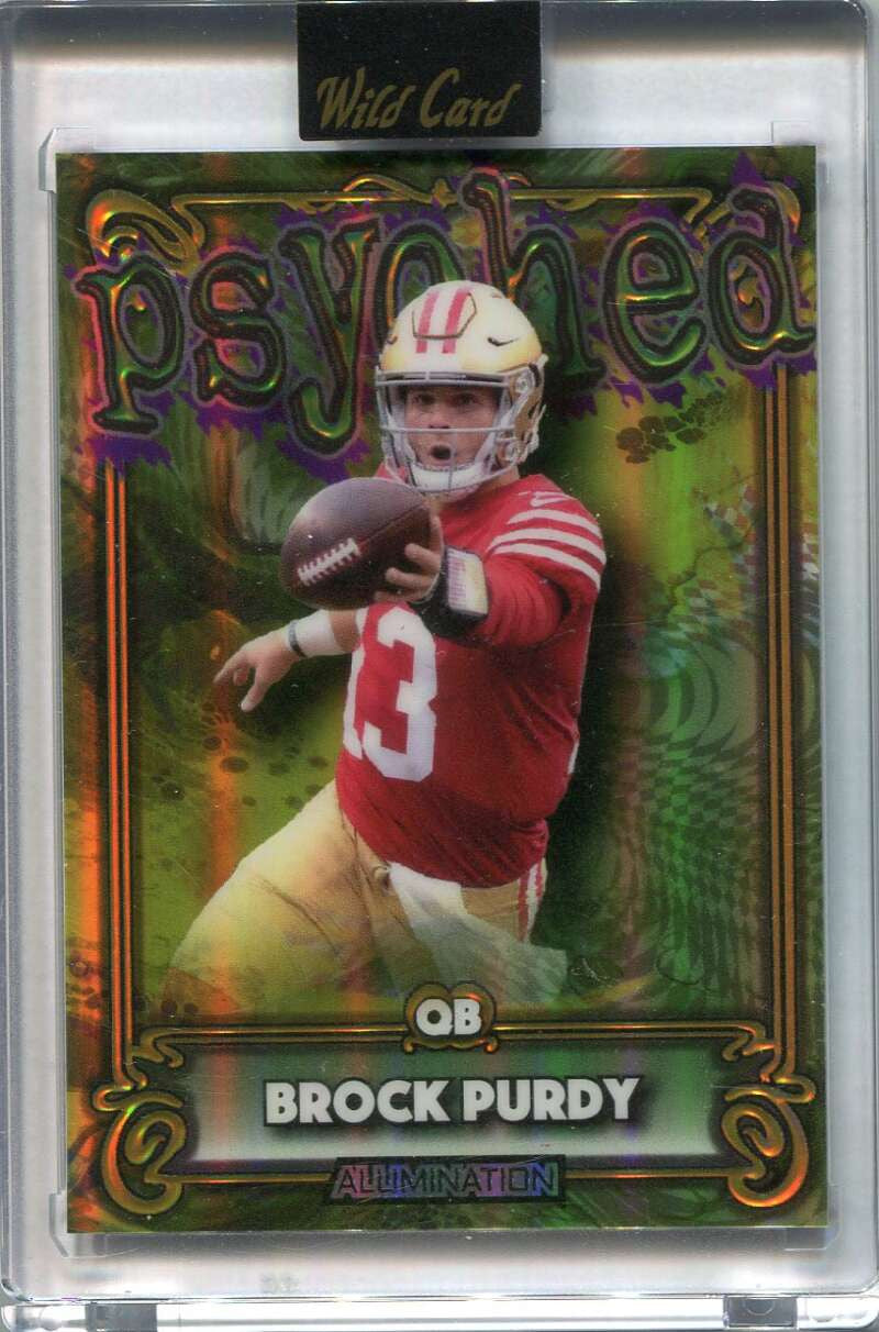 DELETE 149958 2023 Wild Card Alumination Psyched Green Yellow APBP Brock Purdy 31/50