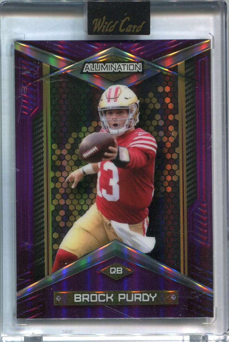 DELETE 149967 2023 Wild Card Alumination Purple Rainbow ABCBP Brock Purdy 34/50