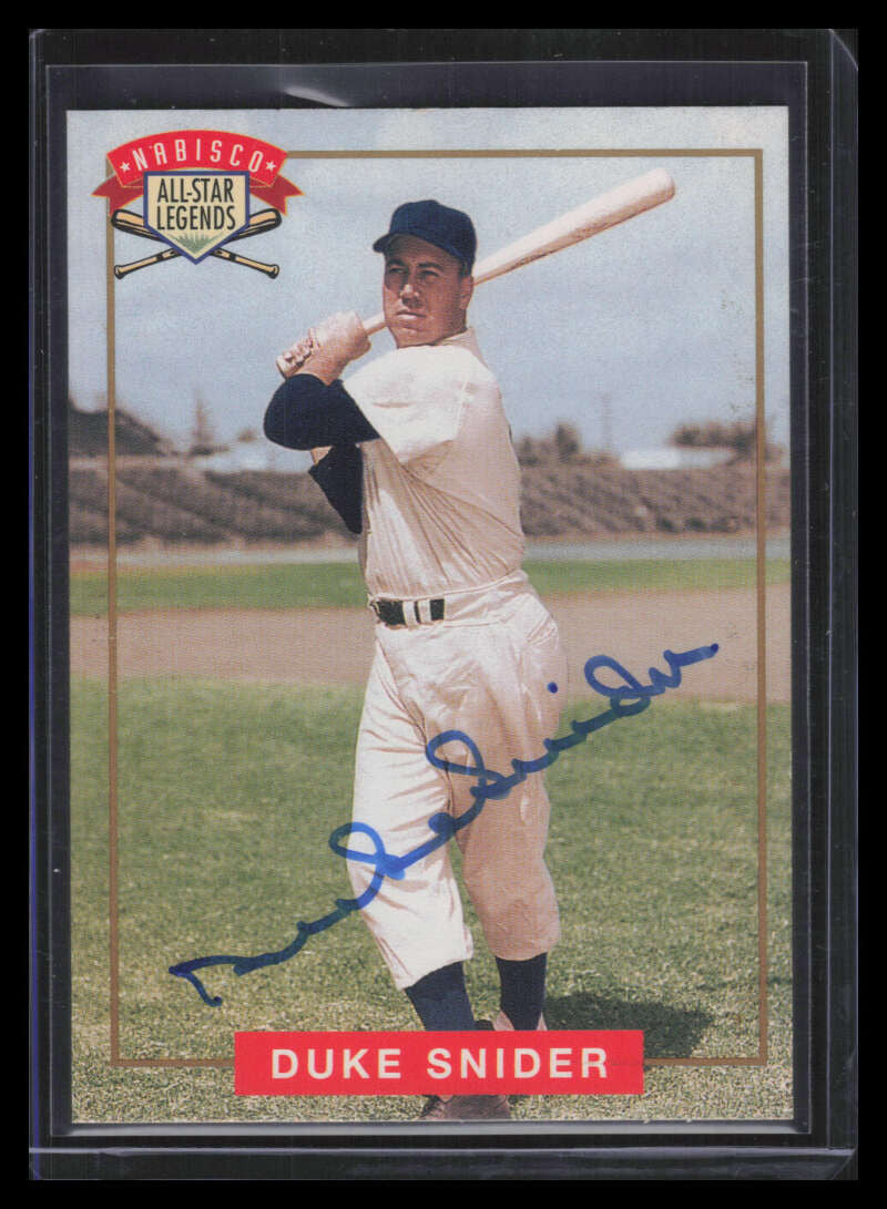 1994 Nabisco All-Star Autographs 4 Duke Snider Auto ID: 150052