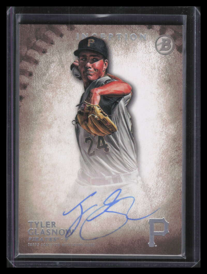 2015 Bowman Inception Prospect Autographs BIATG Tyler Glasnow Rookie Auto