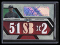 2008 Topps Triple Threads Relics Autographs Hanley Ramirez Bat Jersey Auto 11/18