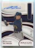 2023 Immaculate Collection Clearly Signatures Red Sal Frelick Rookie Auto 26/35
