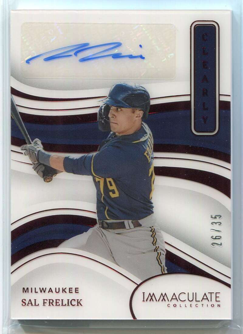 2023 Immaculate Collection Clearly Signatures Red Sal Frelick Rookie Auto 26/35