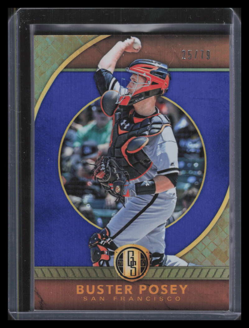 2017 Panini Gold Standard Blue 6 Buster Posey 25/79