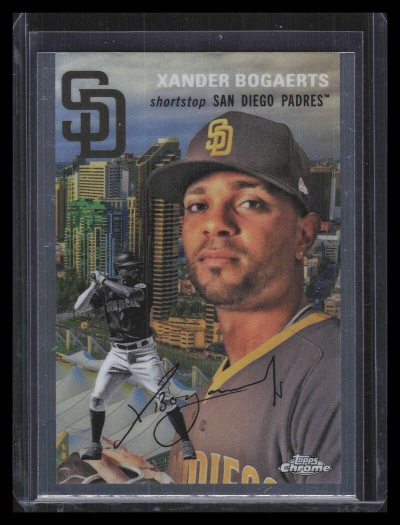 SOLD 150266 2023 Topps Chrome Platinum '54 Topps City Variations 54cv91 Xander Bogaerts