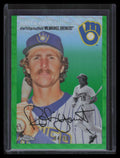 2023 Topps Chrome Platinum Anniversary Green Wave Refractor Robin Yount 84/99