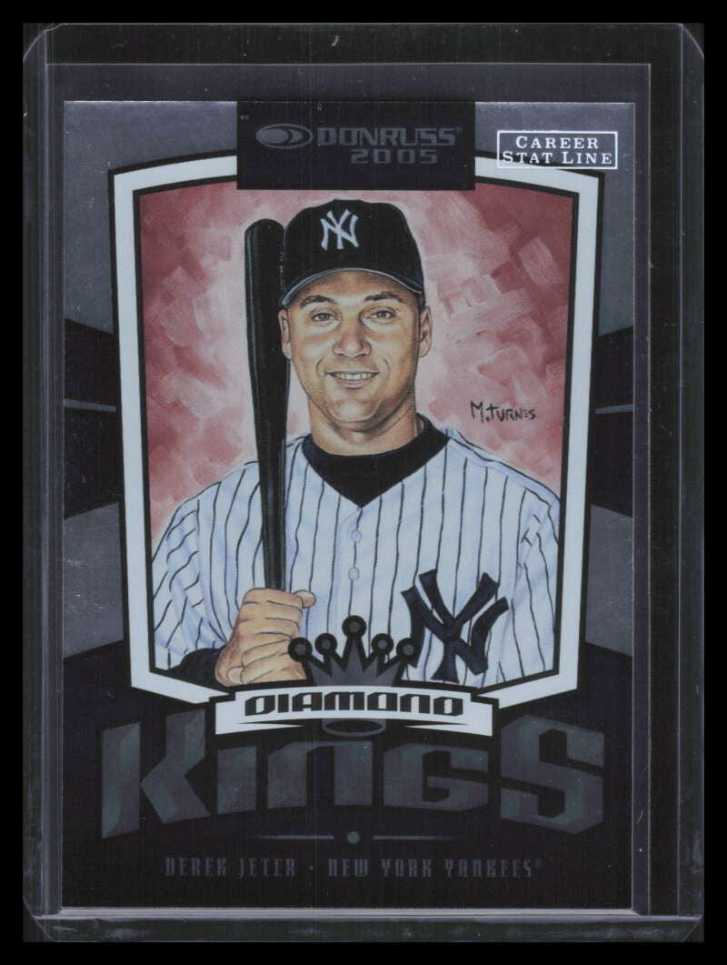 2005 Donruss Stat Line Career 17 Derek Jeter DK 29/150 Diamond Kings