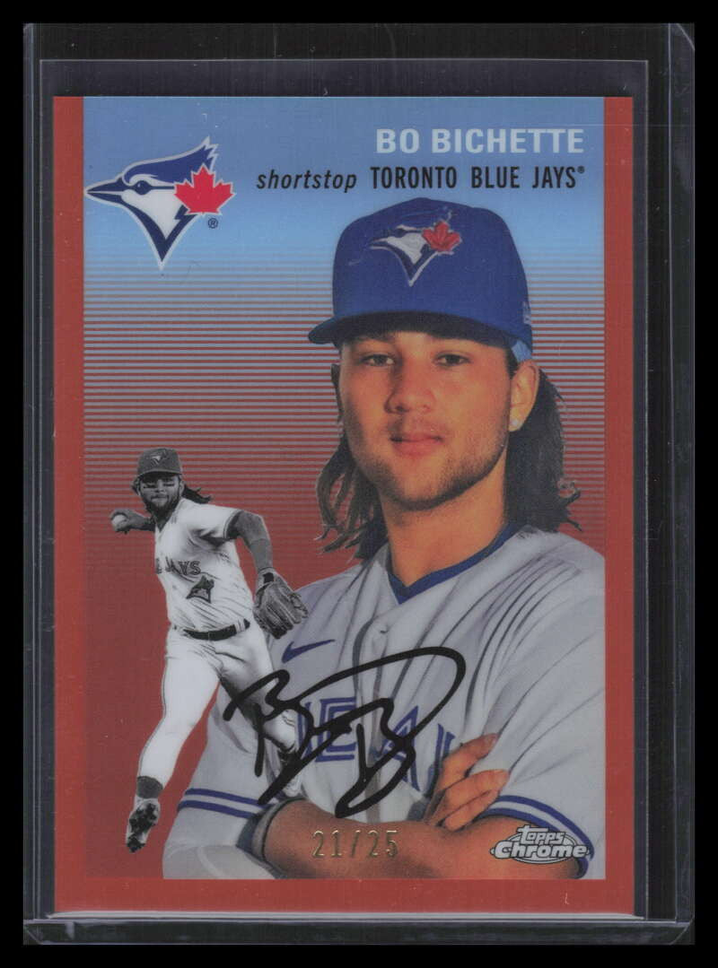 2023 Topps Chrome Platinum Anniversary Orange Refractor 323 Bo Bichette 21/25