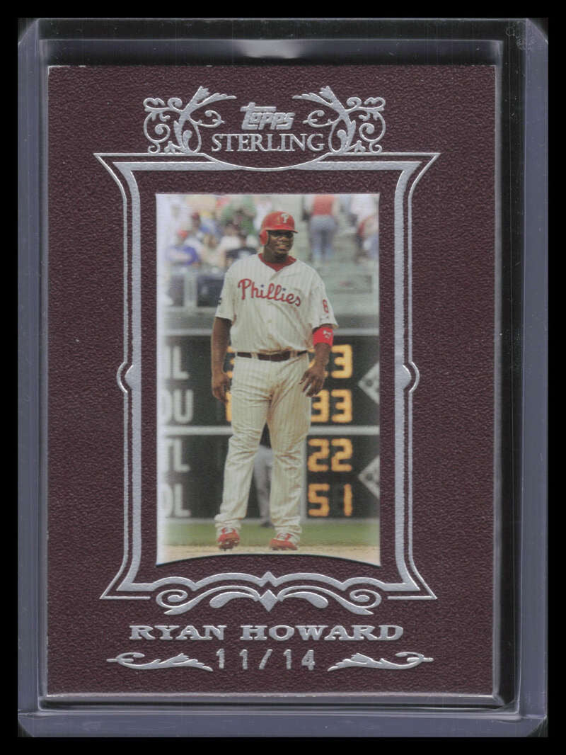 2007 Topps Sterling Framed Burgundy 137 Ryan Howard 11/14