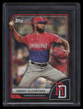 2023 Topps World Baseball Classic Black Diffractors 79 Sandy Alcantara 5/10