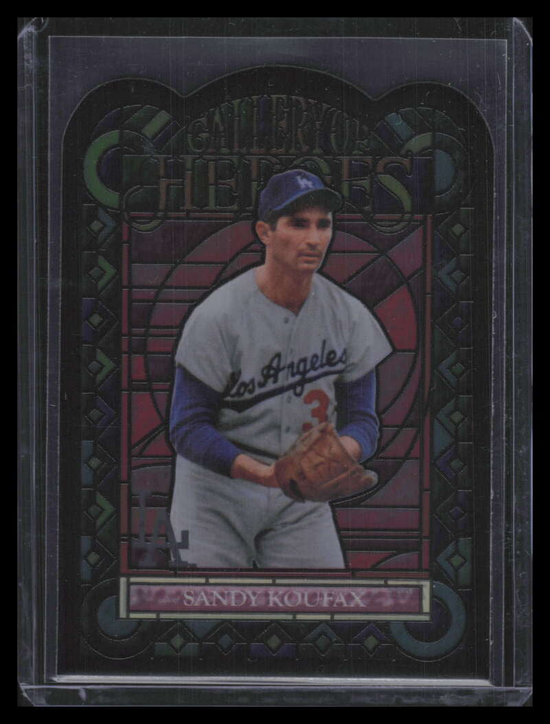 SOLD 150336 2013 Topps Archives Gallery of Heroes SK Sandy Koufax