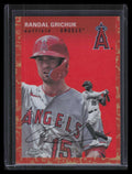 2023 Topps Chrome Platinum Toile White Orange Refractor 245 Randal Grichuk 24/25