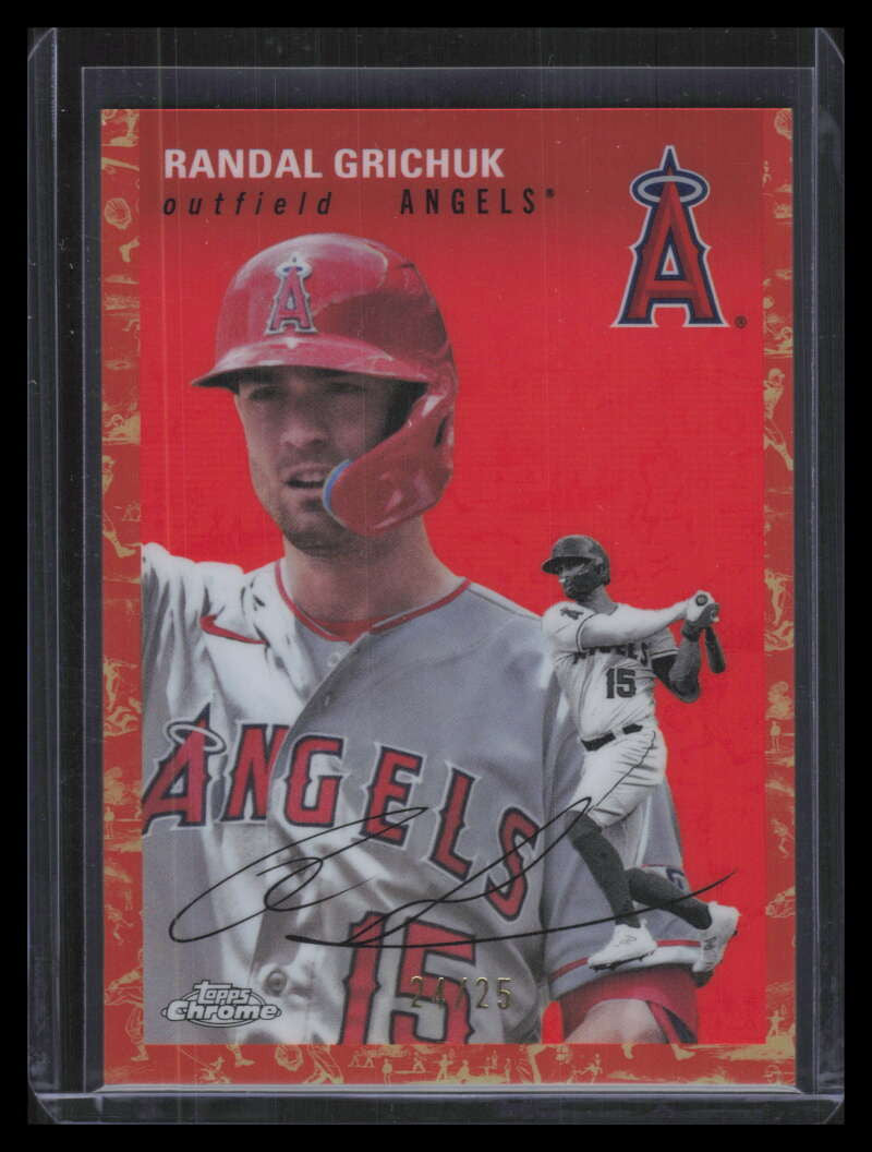 2023 Topps Chrome Platinum Toile White Orange Refractor 245 Randal Grichuk 24/25