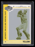 SOLD 150394 2008 Topps CO-Signers Printing Plate Yellow 69 Brian McCann 1/1