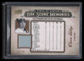 2008 UD A Piece of History Box Score Memories Gold Chase Utley Jersey 22/75