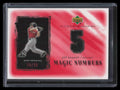 2001 Ultimate Collection Magic Numbers Red Jeff Bagwell Jersey 20/30 DAMAGED