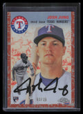 2023 Topps Chrome Platinum Toile White Orange Refractor Josh Jung Rookie 3/25