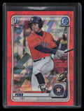 2020 Bowman Chrome Sapphire Orange Refractor bcp61 Jeremy Pena Rookie 61/75