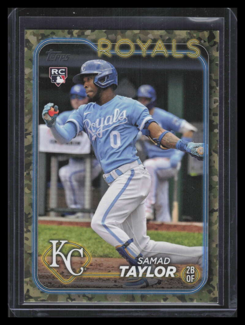 DELETE 150497 2024 Topps Memorial Day Camo 32 Samad Taylor Rookie 12/25