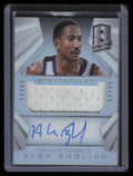 2014-15 Panini Spectra Spectacular Signature SSAE Alex English Jersey Auto 24/49