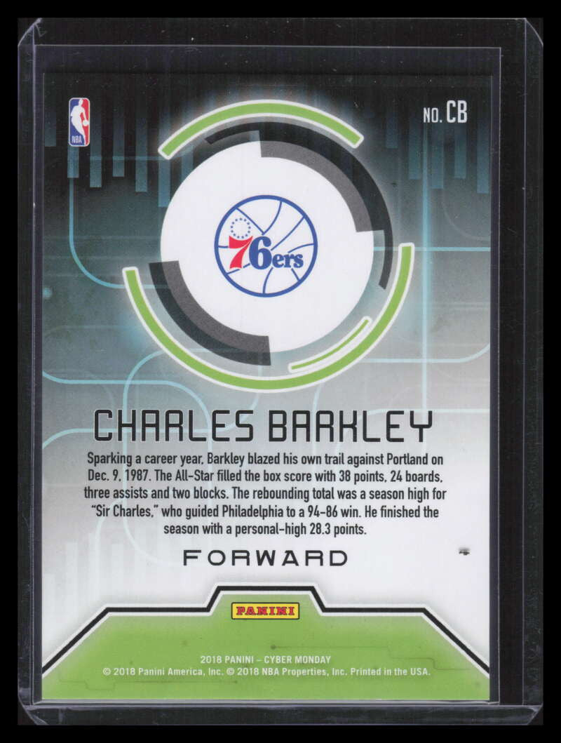 2018 Panini Cyber Monday CB Charles Barkley 184/199