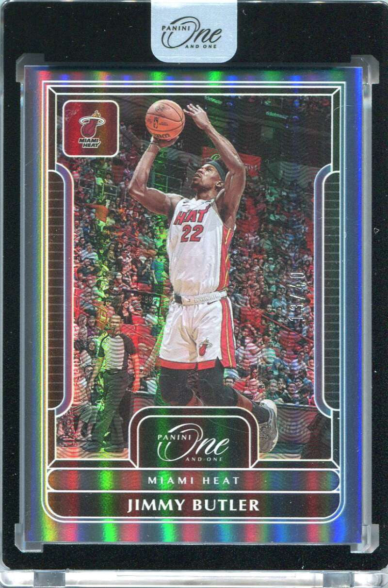 2022-23 Panini One and One Blue 47 Jimmy Butler 13/40
