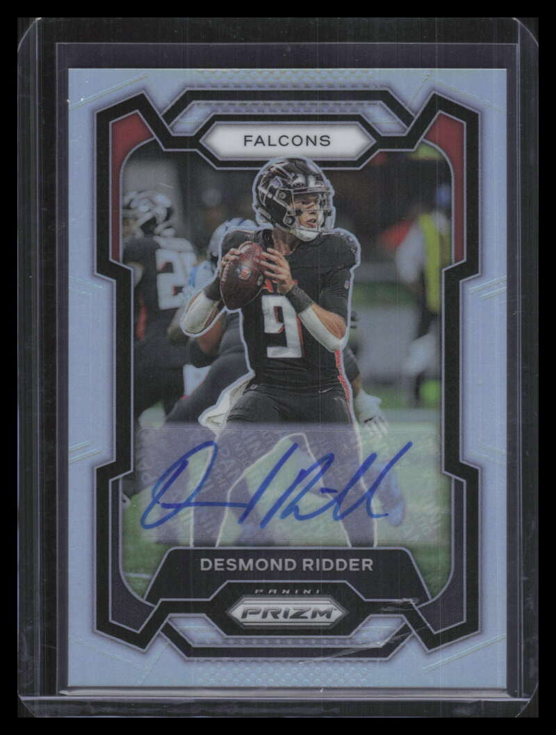 2023 Panini Prizm Autographs Prizms Silver 9 Desmond Ridder Auto