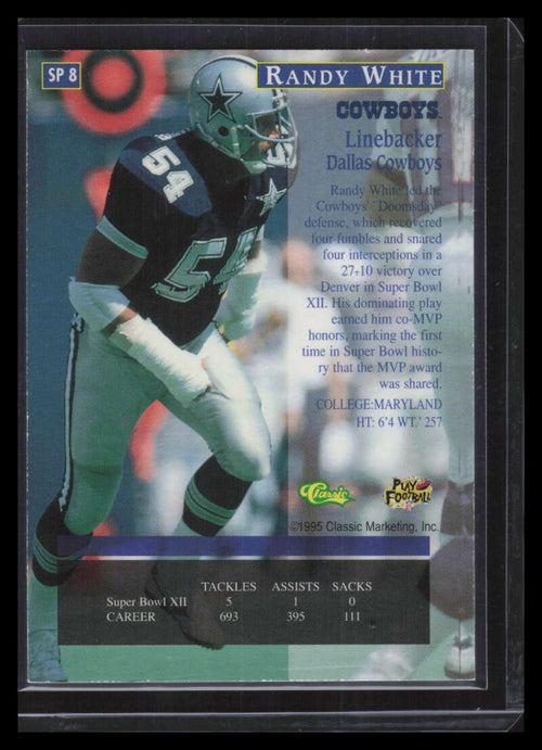 1996 Classic SP Autographs sp8 Randy White Auto