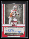 DELETE 150633 2022 Leaf Ultimate Draft Red Spectrum baco2 Chris Olave Rookie Auto 4/5