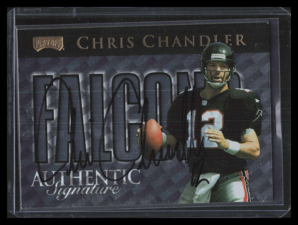 1999 Playoff Prestige SSD Checklists Autographs cl2 Chris Chandler Auto 246/250