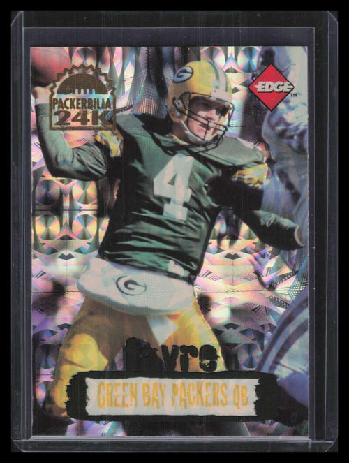 1996 Collector's Edge Packerbilia Preview pb82 Brett Favre 24k 175/250