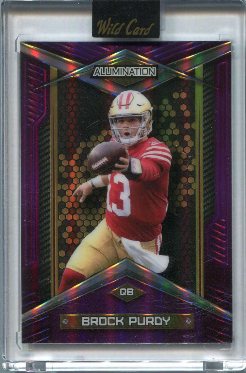 DELETE 150781 2023 Wild Card Alumination Rainbow Purple abcbp Brock Purdy 24/50