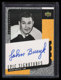 2000-01 Upper Deck Legends Epic Signatures JB John Johnny Bucyk Auto