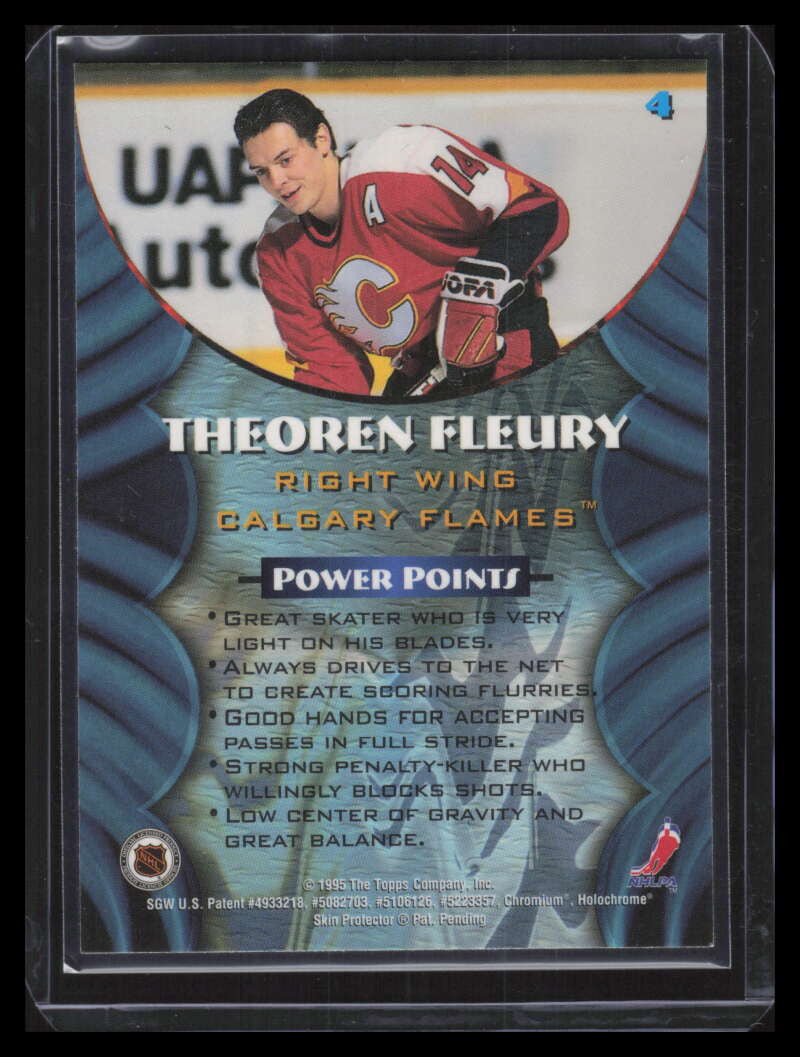 1994-95 Finest Bowman's Best Refractor b4 Theoren Theo Fleury
