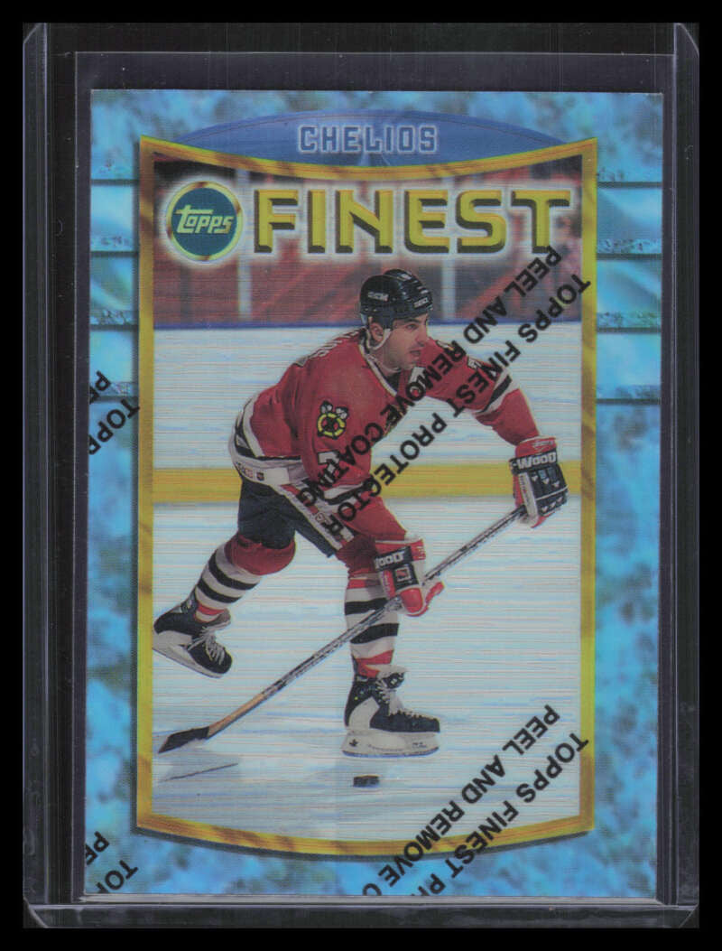 1994-95 Finest Refractor 34 Chris Chelios
