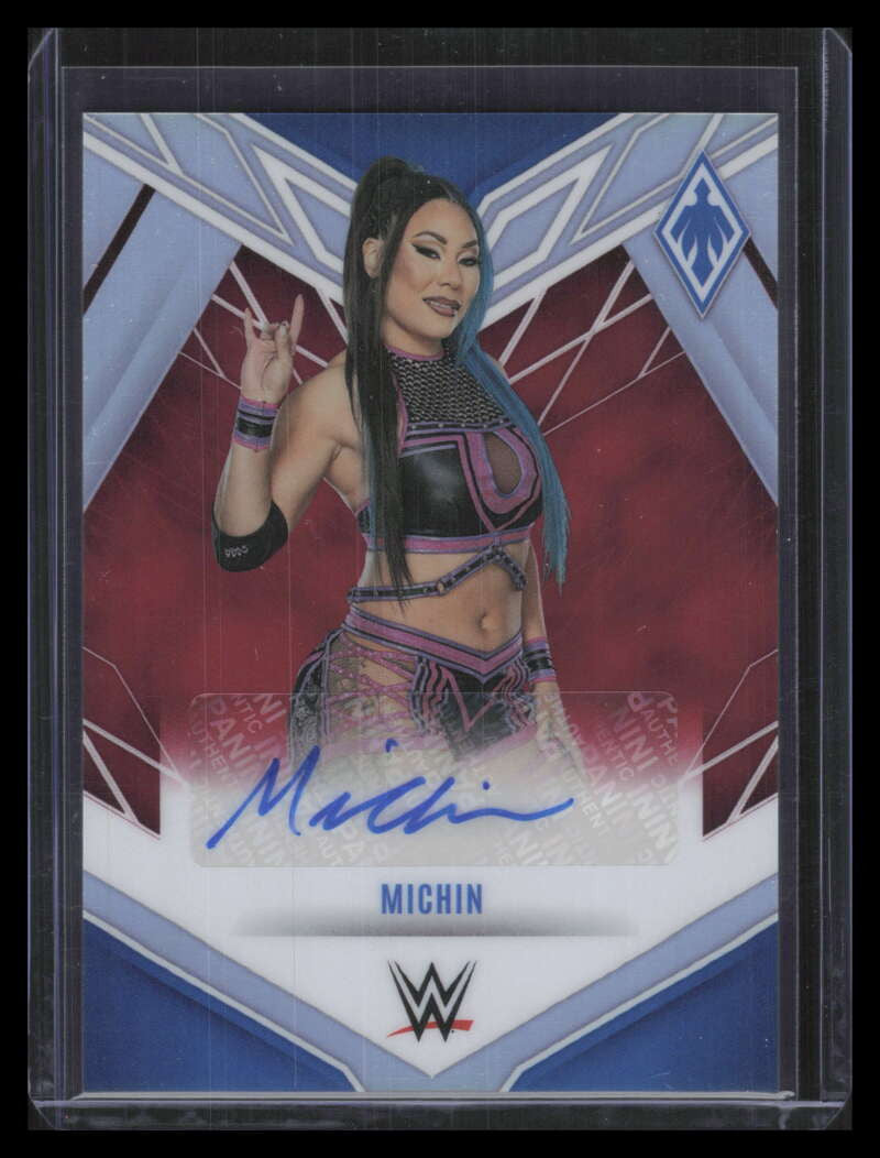 2023 Panini Chronicles WWE Phoenix Autographs Red 4 Michin Auto