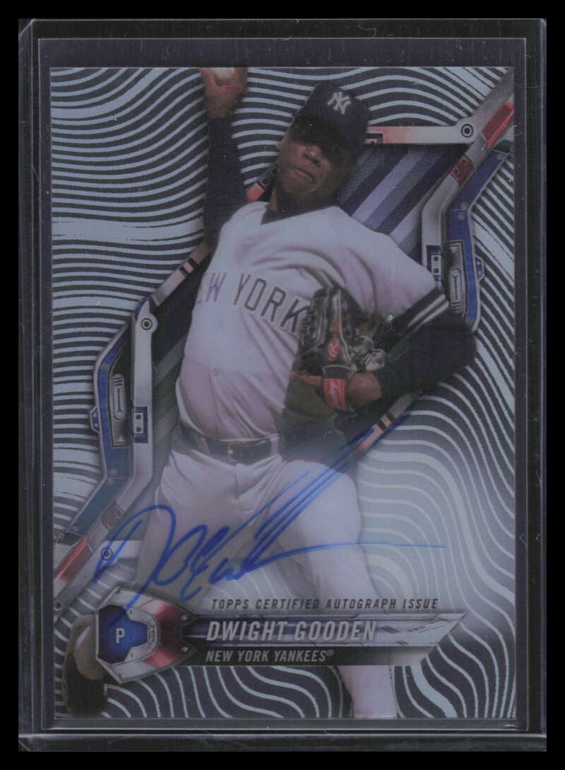 2018 Topps High Tek Autographs HTDGO Dwight Gooden Auto