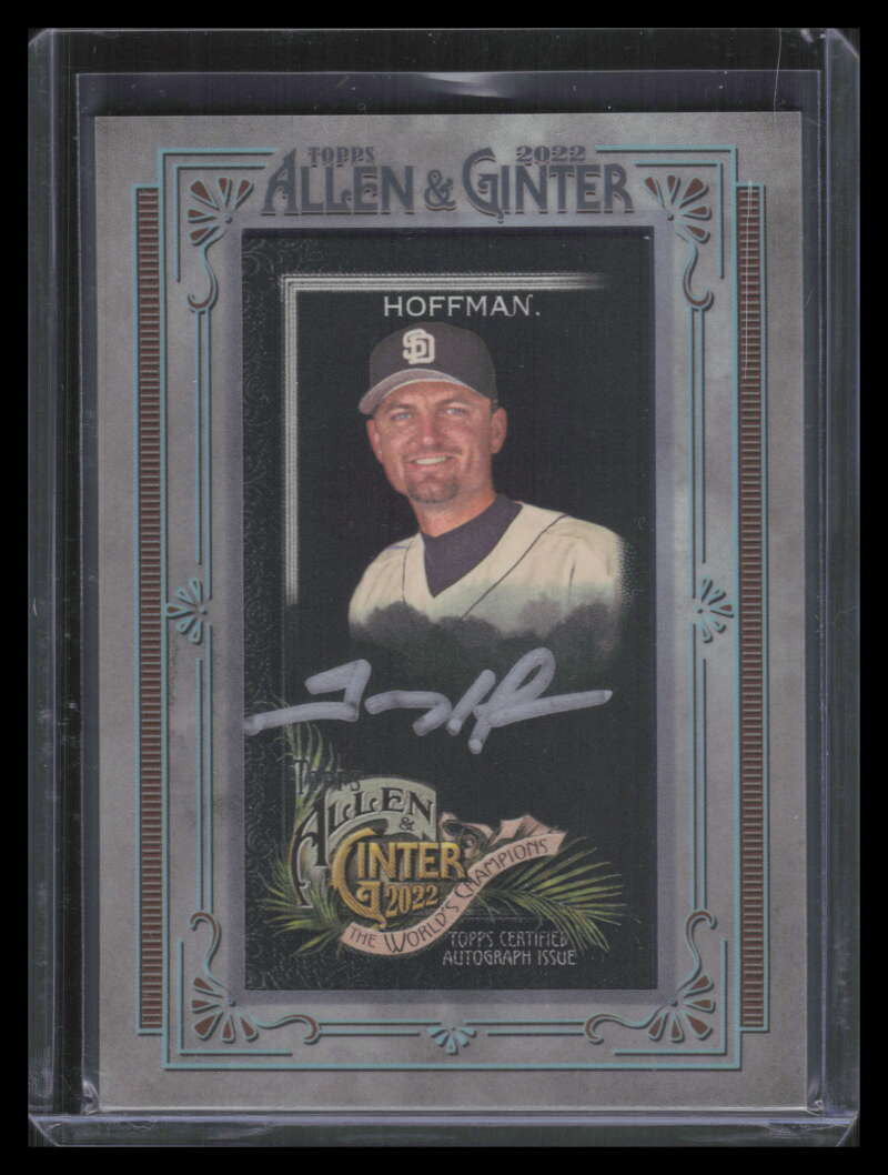 DELETE 151058 2022 Topps Allen Ginter X Mini Autographs Silver Frame Trevor Hoffman Auto 36/50