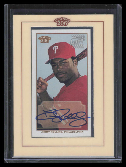 2002 Topps 206 Autographs JR Jimmy Rollins Auto