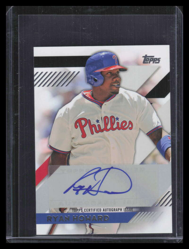 2014 Topps Mini Autographs MARH Ryan Howard Auto