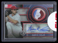 2024 Topps Tribute Autograph Patches Red APAAN Aaron Nola Patch Auto 8/10