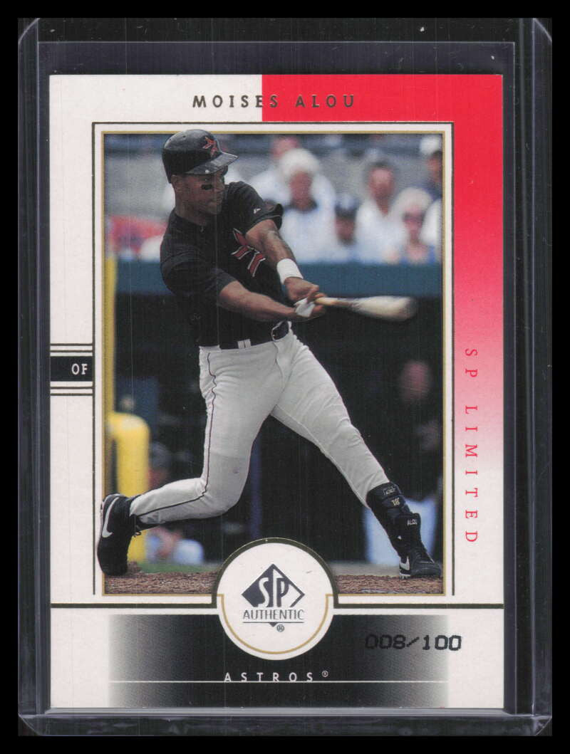 2000 SP Authentic Limited 44 Moises Alou 8/100