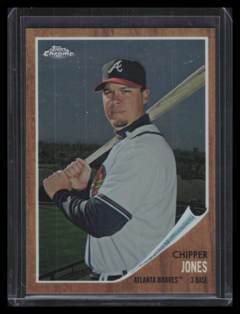 2011 Topps Heritage Chrome c140 Chipper Jones 1289/1962
