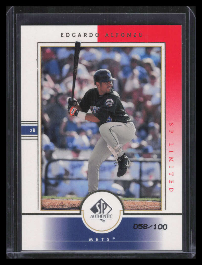 2000 SP Authentic Limited 73 Edgardo Alfonzo 58/100