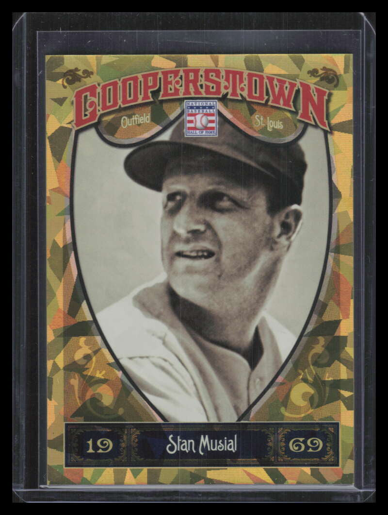 2013 Panini Cooperstown Gold Crystal 56 Stan Musial 134/299