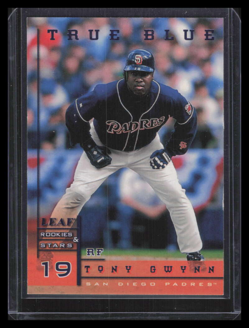 DELETE 151183 1998 Leaf Rookies and Stars True Blue 33 Tony Gwynn /500